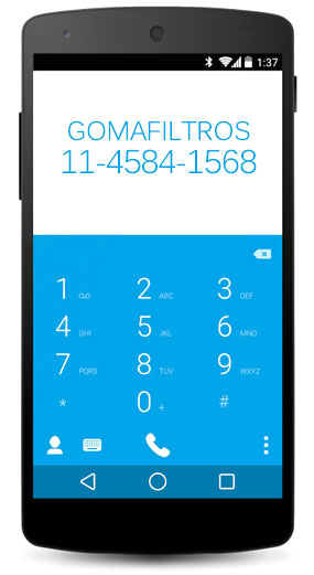 Contacto Gomafiltros: teléfonos y WhatsApp