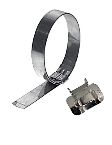 Abrazadera fleje inox
