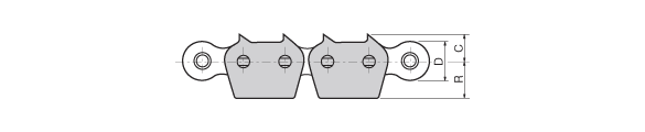Cadena DP160 cotas
