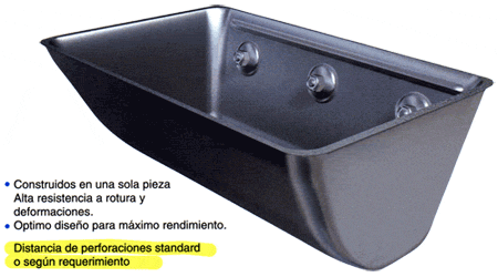 Cangilones para elevacion