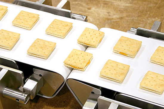 Cintas transportadoras de PVC o TPU sanitario