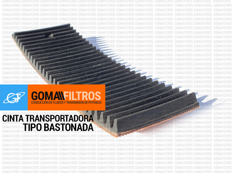 Cinta transportadora EP250 bastonada