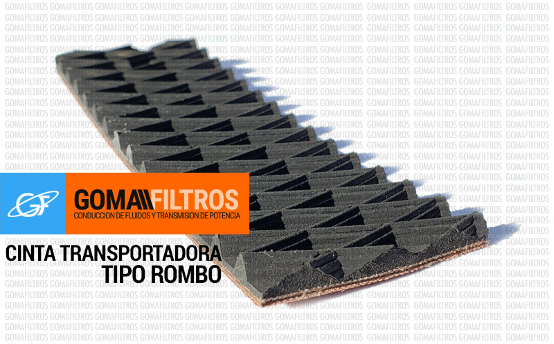 Cinta transportadora EP250 rombo