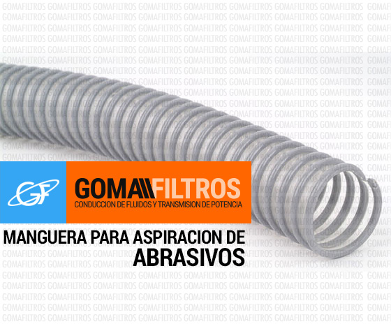 Manguera para aspiracion de abrasivos