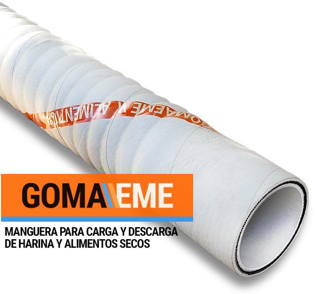Manguera para harina y alimentos secos