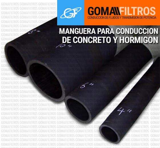 manguera para concreto y hormigon