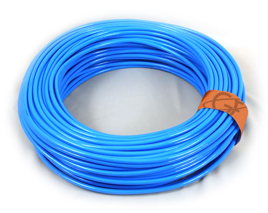 Tubo de poliuretano azul