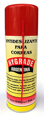 Spray antideslizante para correas