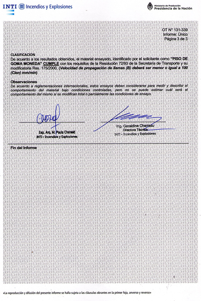 Certificado inti propagacion llamas