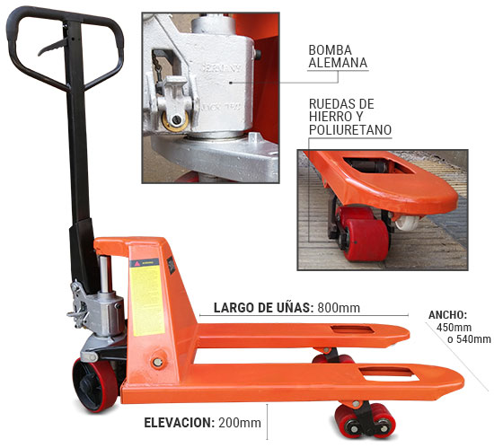 Zorra hidráulica mini